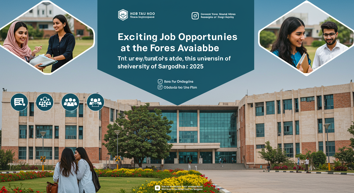 Exciting Job in Sargodha 2025 at University of Sargodha